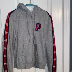 PINK varsity hoodie